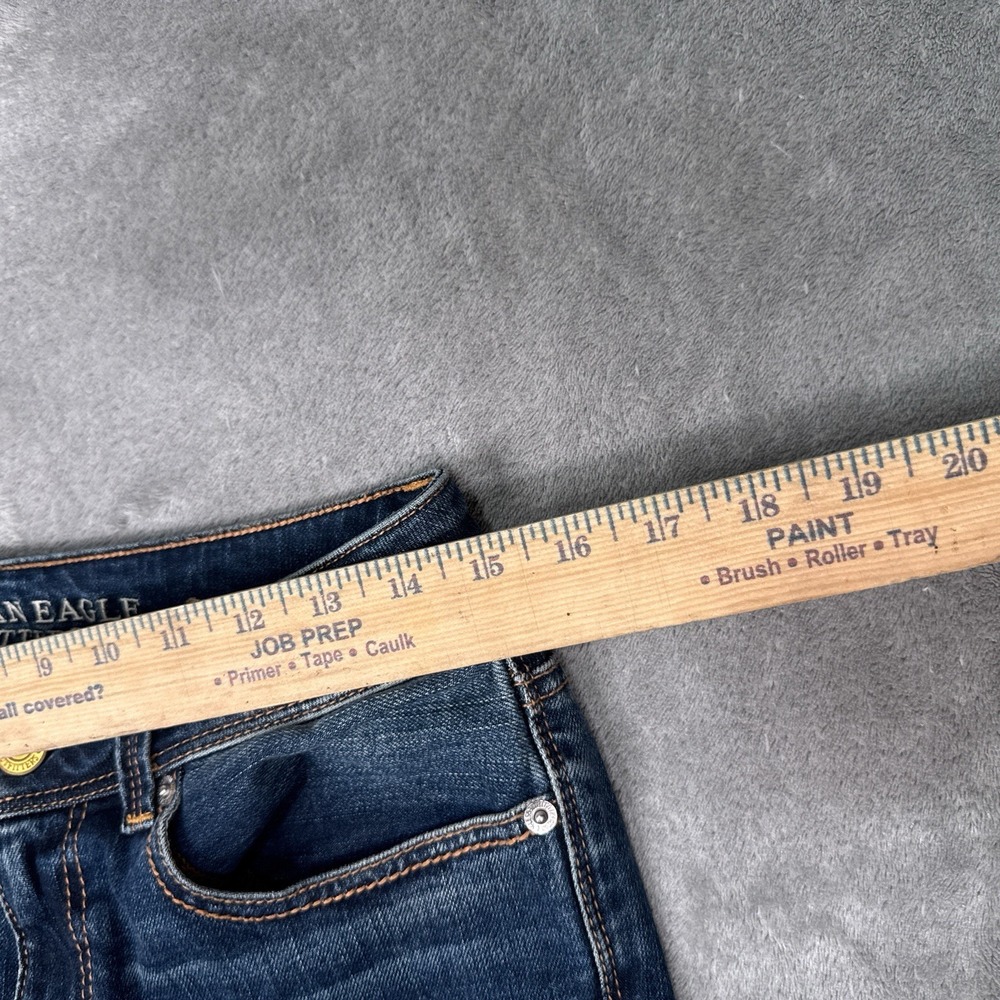 American Eagle Jeans Womens 4 Boot Cut Kick Boot High Rise Stretch Boho Flare - Picture 8 of 12